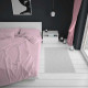 Ткань для постельного белья однотонная бязь светло-розовая 5957