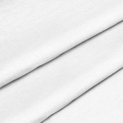 Ткань для постельного белья однотонная бязь белая 6350