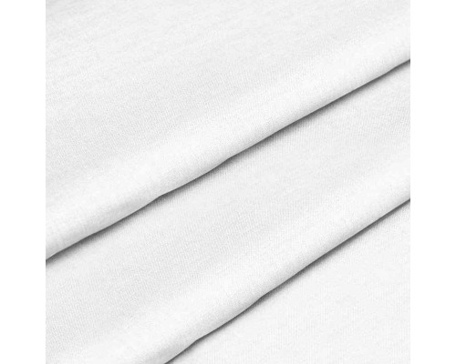 Ткань для постельного белья однотонная бязь белая 6350