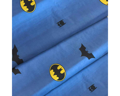 Ткань для детского постельного белья бязь Бэтмен 7159