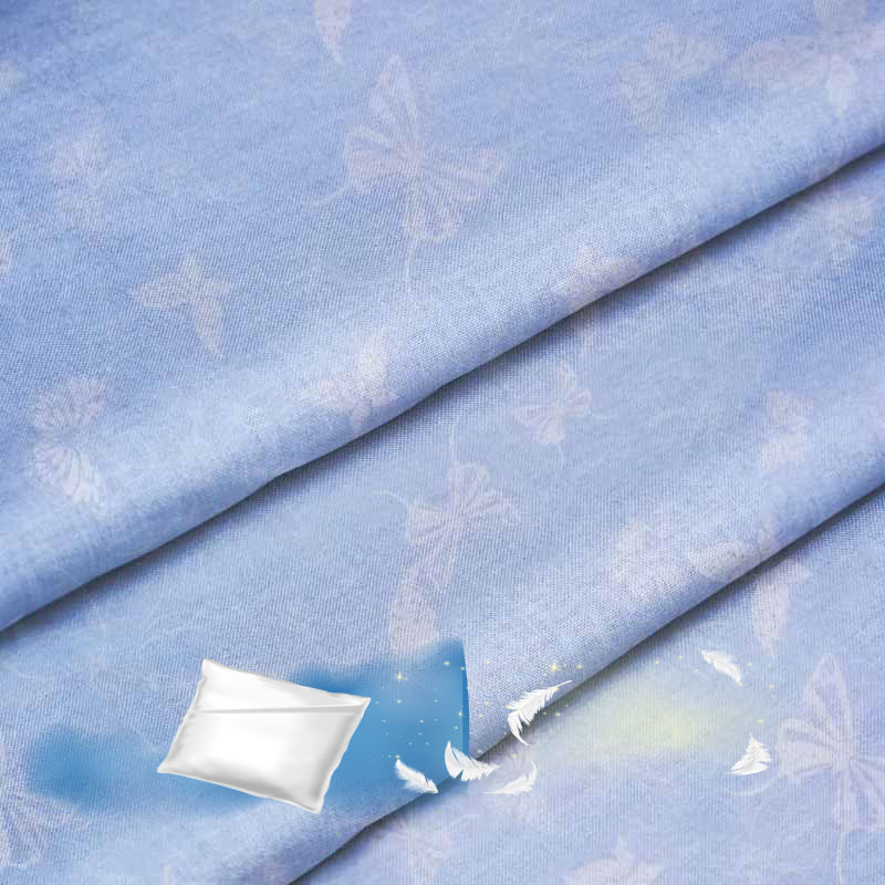 Тканини тик для подушок темно синя